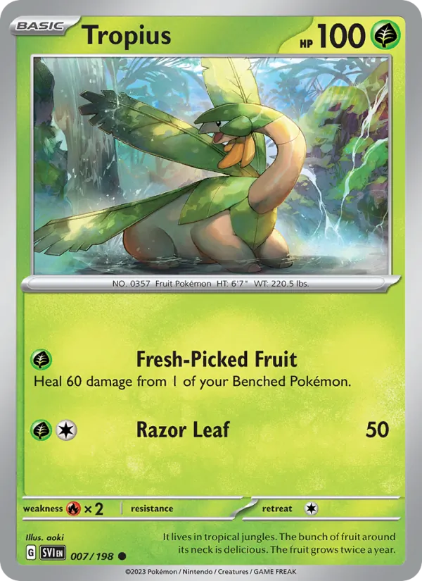 Tropius (Scarlet & Violet #007/198)