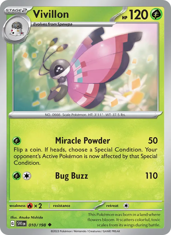 Vivillon (Scarlet & Violet #010/198)