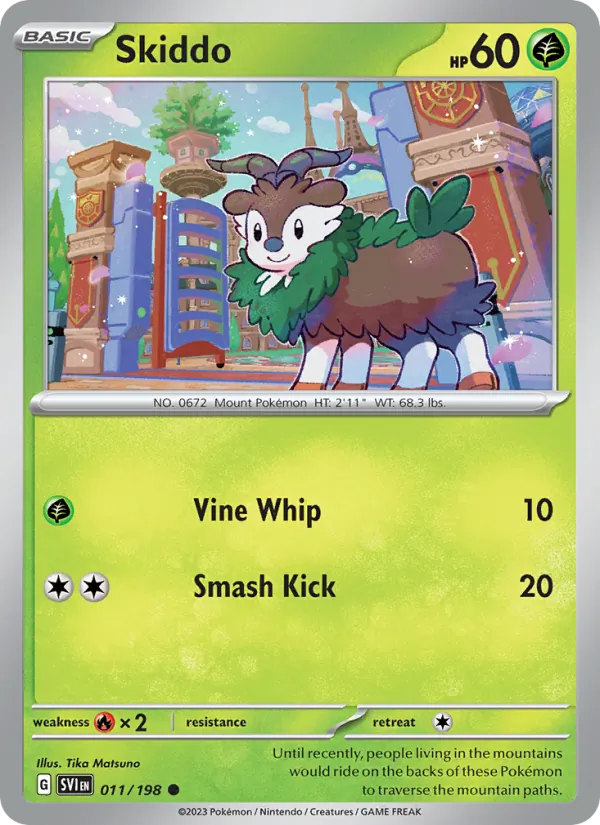 Skiddo (Scarlet & Violet #011/198)