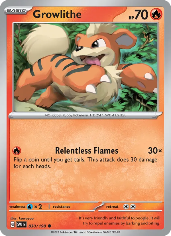 Growlithe (Scarlet & Violet #030/198)