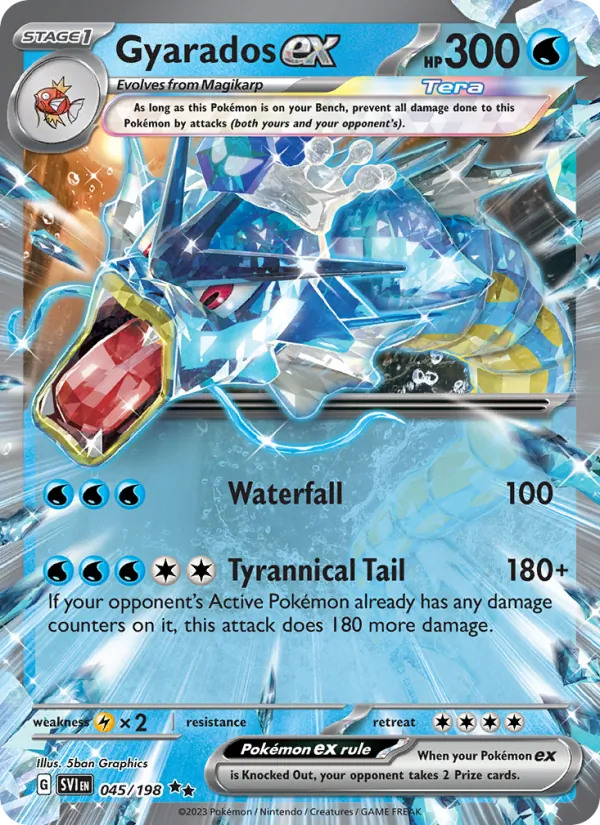 Gyarados ex (Scarlet & Violet #045/198)