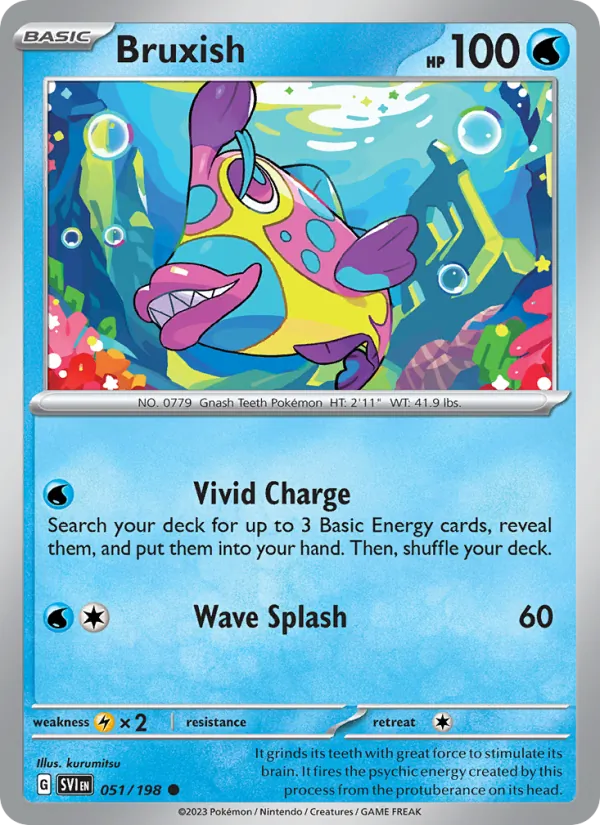 Bruxish (Scarlet & Violet #051/198)