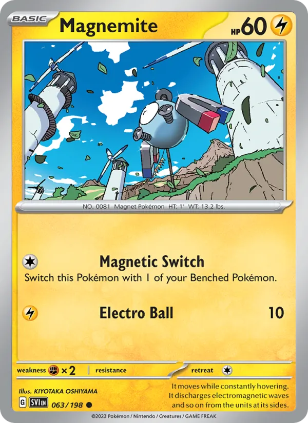 Magnemite (Scarlet & Violet #063/198)