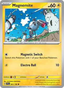 Magnemite (Scarlet & Violet #063/198)