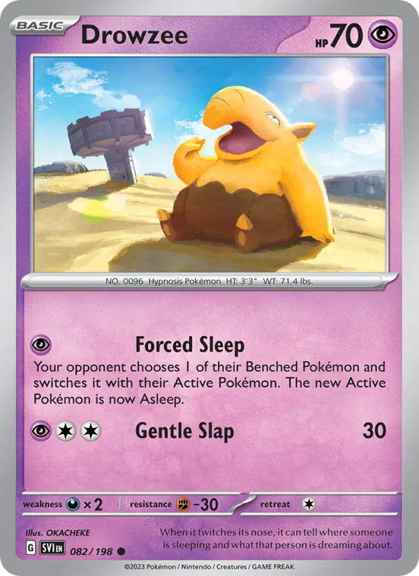 Drowzee (Scarlet & Violet #082/198)
