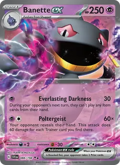 Banette ex (Scarlet & Violet #088/198)