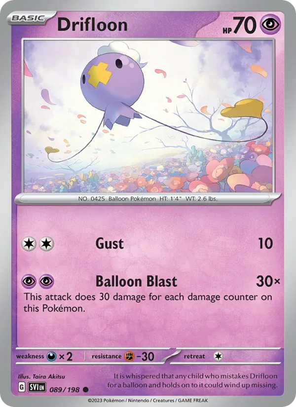 Drifloon (Scarlet & Violet #089/198)