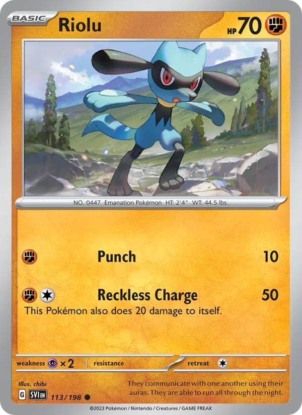 Riolu (Scarlet & Violet #113/198)