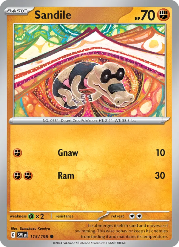 Sandile (Scarlet & Violet #115/198)