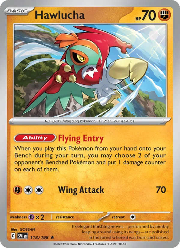 Hawlucha (Scarlet & Violet #118/198)