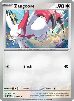 Zangoose (Scarlet & Violet #146/198)