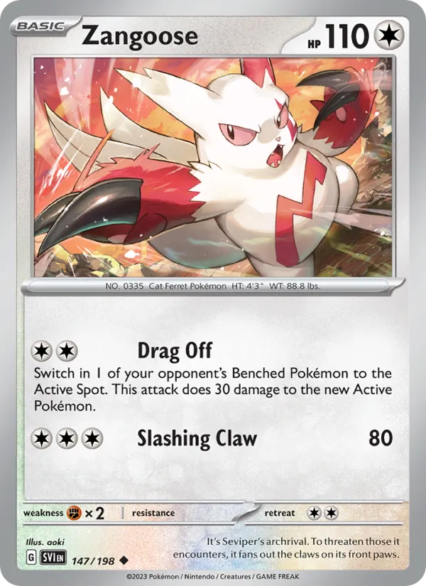 Zangoose (Scarlet & Violet #147/198)