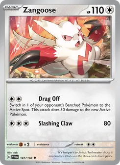 Zangoose (Scarlet & Violet #147/198)