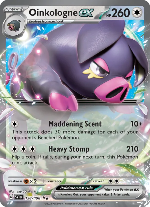 Oinkologne ex (Scarlet & Violet #158/198)