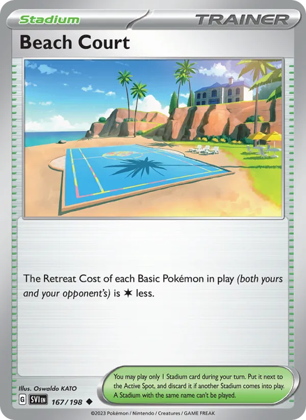 Beach Court (Scarlet & Violet #167/198)