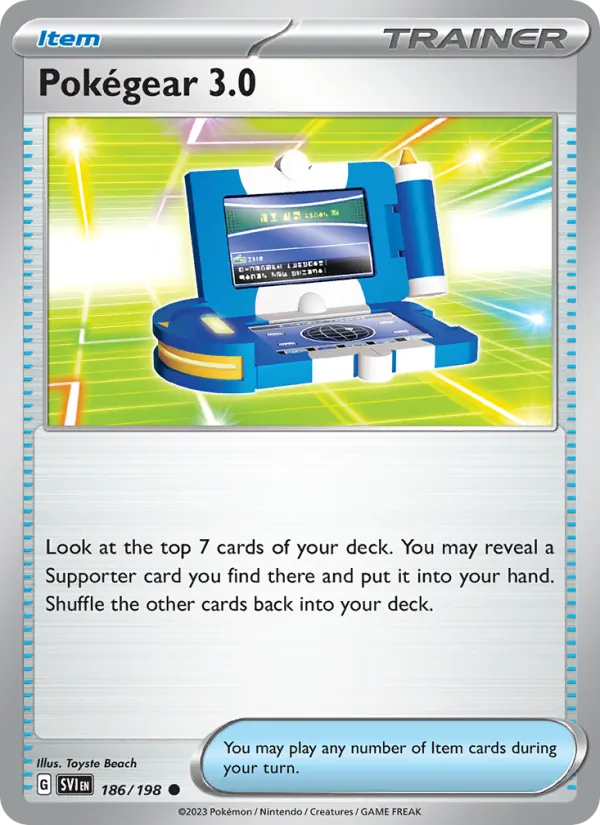 Pokégear 3.0 (Scarlet & Violet #186/198)