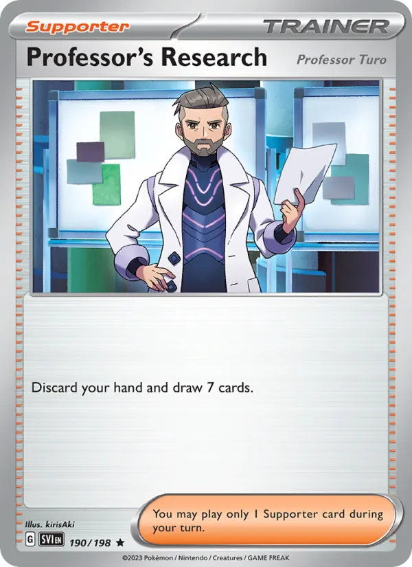 Professor's Research (Scarlet & Violet #190/198)