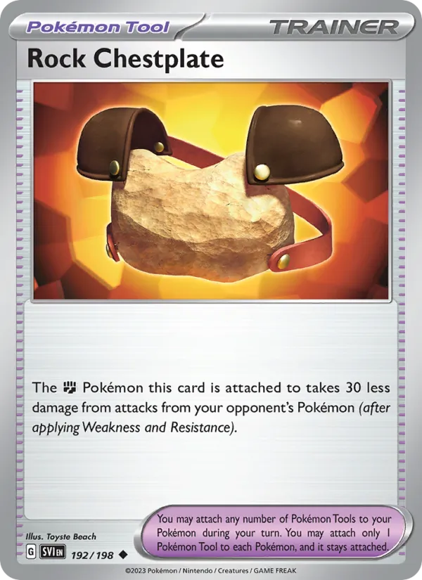 Rock Chestplate (Scarlet & Violet #192/198)