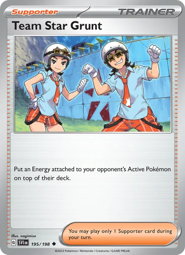 Team Star Grunt (Scarlet & Violet #195/198)