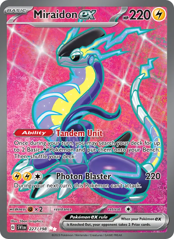 Miraidon ex (Scarlet & Violet #227/198)