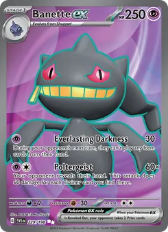 Banette ex (Scarlet & Violet #229/198)