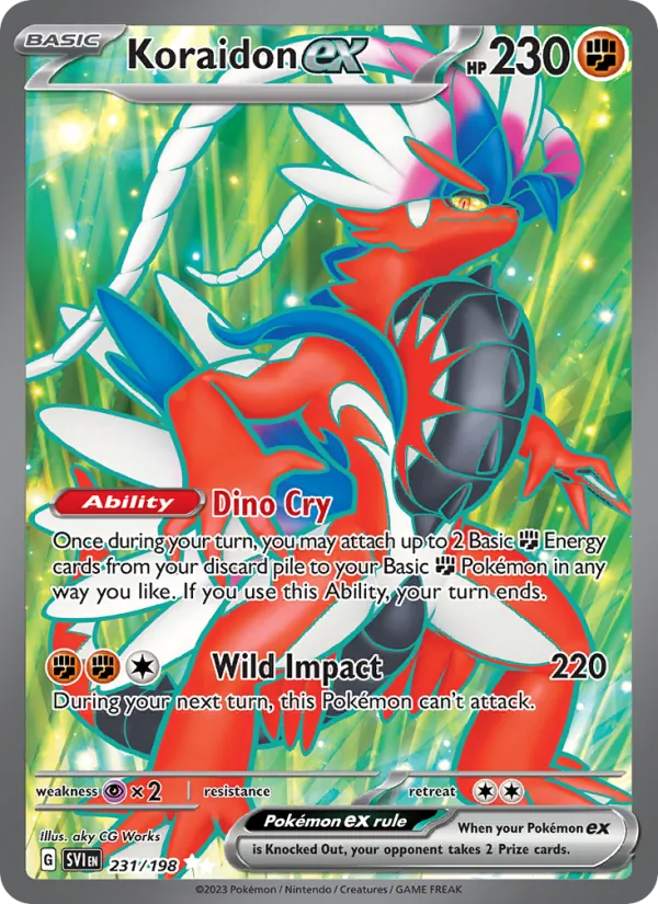 Koraidon ex (Scarlet & Violet #231/198)