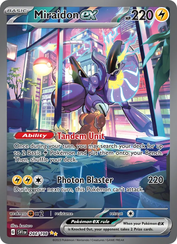 Miraidon ex (Scarlet & Violet #244/198)