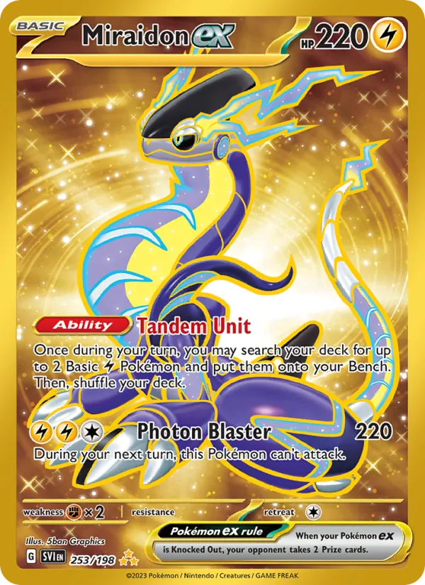 Miraidon ex (Scarlet & Violet #253/198)