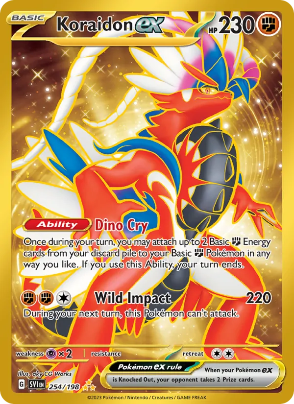 Koraidon ex (Scarlet & Violet #254/198)