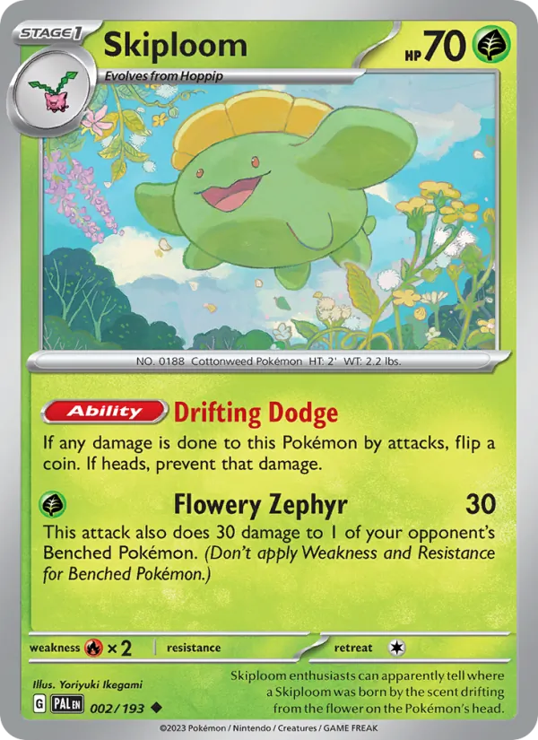Skiploom (Paldea Evolved #002/193)