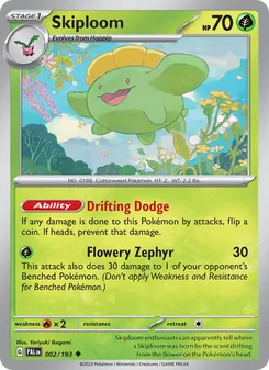 Skiploom (Paldea Evolved #002/193)