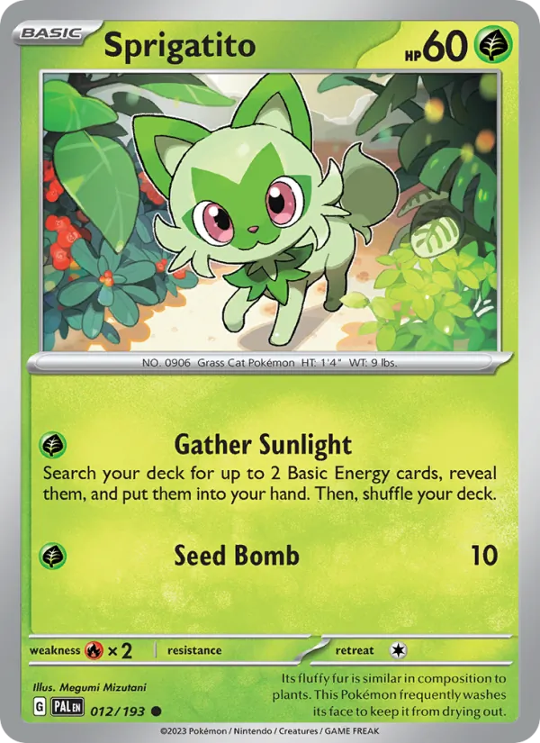 Sprigatito (Paldea Evolved #012/193)