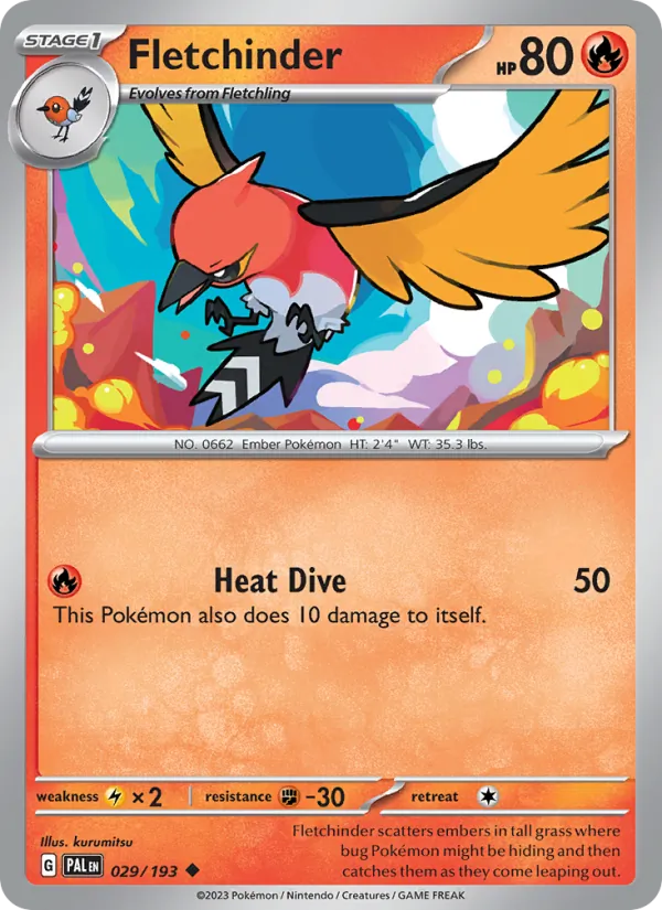 Fletchinder (Paldea Evolved #029/193)