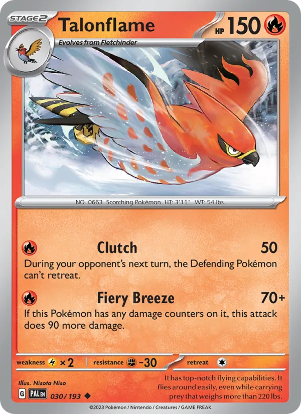 Talonflame (Paldea Evolved #030/193)