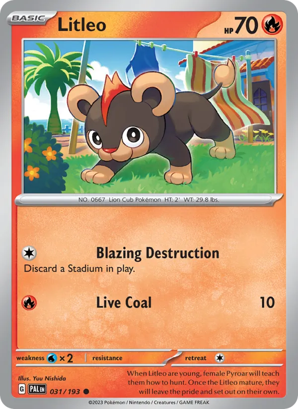 Litleo (Paldea Evolved #031/193)