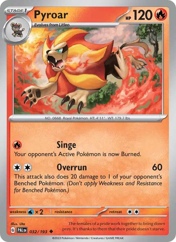 Pyroar (Paldea Evolved #032/193)