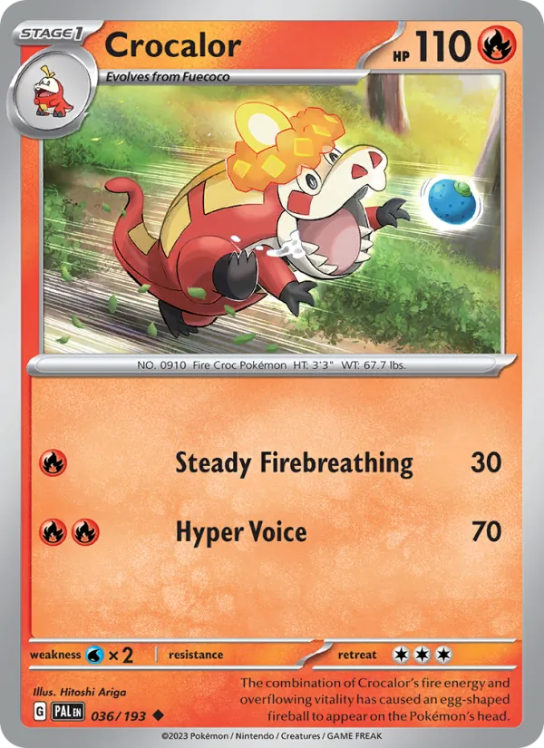 Crocalor (Paldea Evolved #036/193)