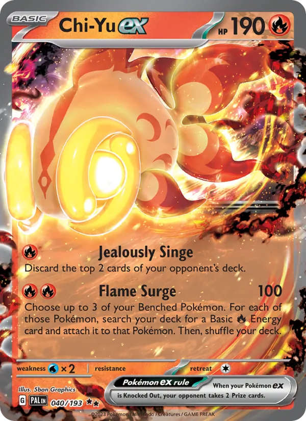 Chi-Yu ex (Paldea Evolved #040/193)