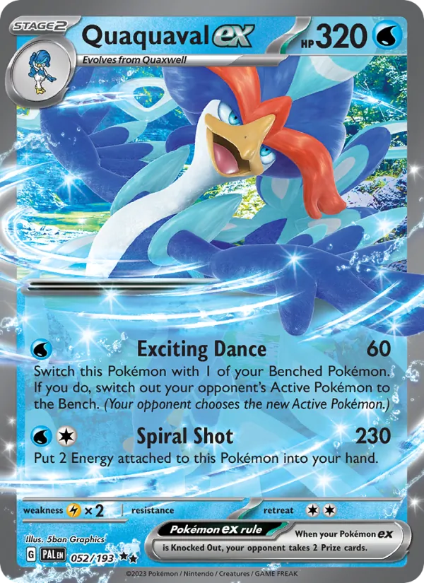 Quaquaval ex (Paldea Evolved #052/193)