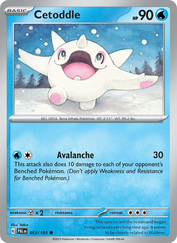 Cetoddle (Paldea Evolved #053/193)