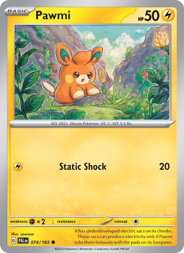 Pawmi (Paldea Evolved #074/193)