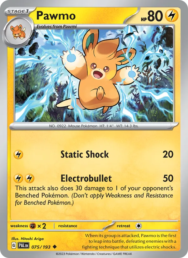 Pawmo (Paldea Evolved #075/193)