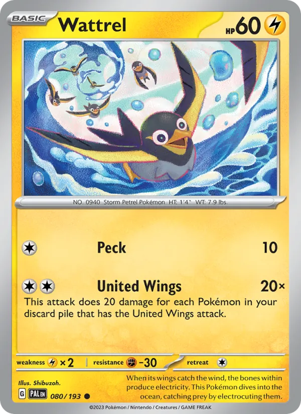 Wattrel (Paldea Evolved #080/193)