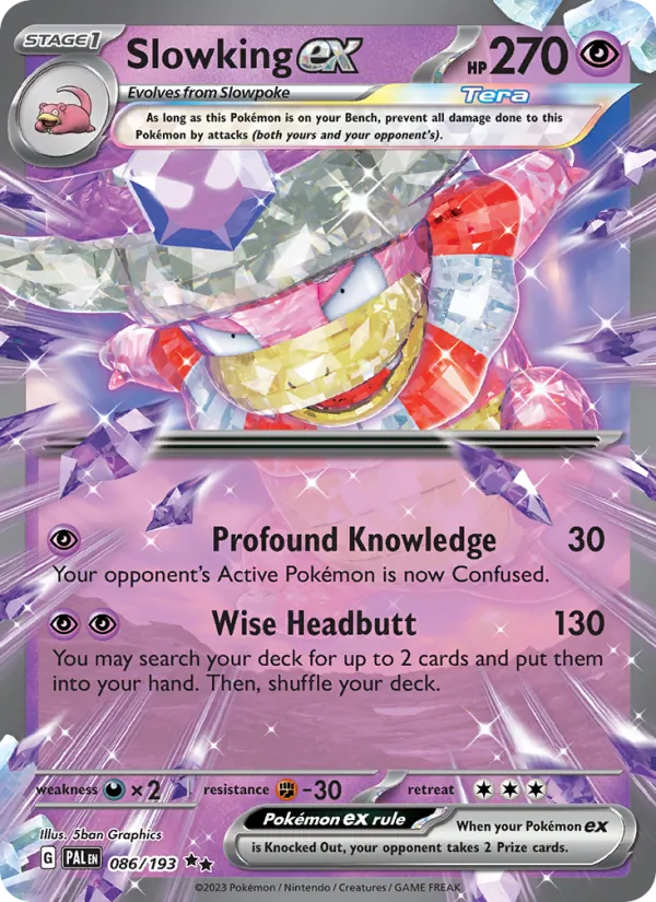 Slowking ex (Paldea Evolved #086/193)