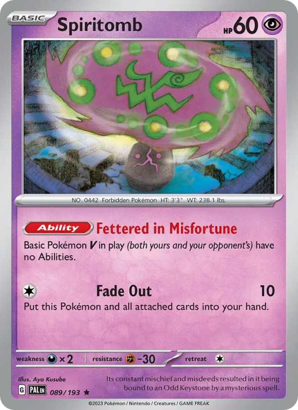 Spiritomb (Paldea Evolved #089/193)