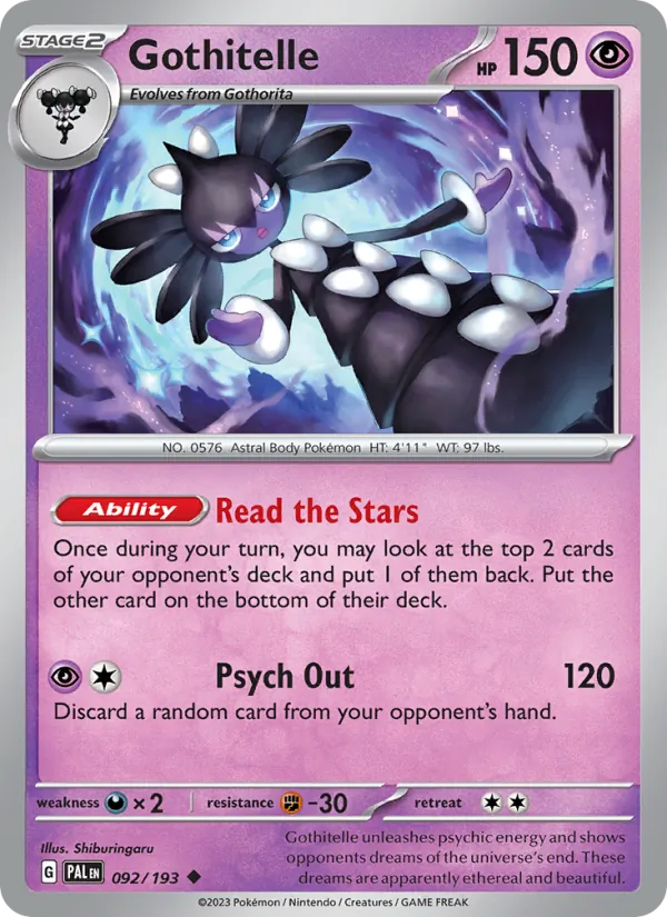 Gothitelle (Paldea Evolved #092/193)