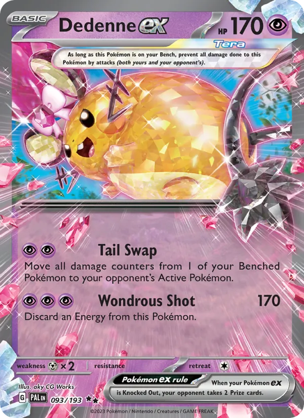 Dedenne ex (Paldea Evolved #093/193)