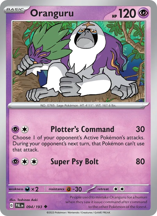 Oranguru (Paldea Evolved #094/193)