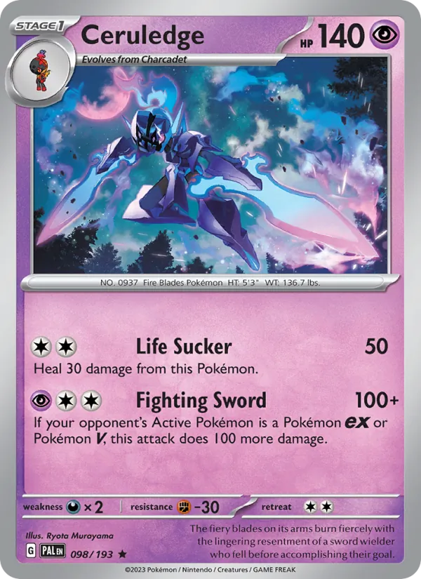 Ceruledge (Paldea Evolved #098/193)