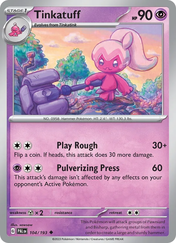 Tinkatuff (Paldea Evolved #104/193)